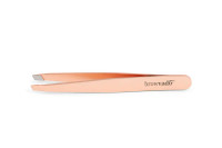 Browvado By Grip Rose Gold Slanted Tweezers