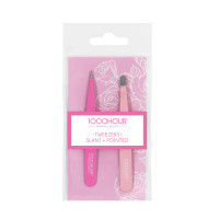 1000 Hour Tweezers Slant + Pointed DUO Pack