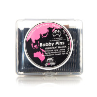 555 Bobby Pins 2' Mat Black Made In Japan