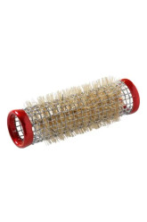 Metal Brush Roller Pink 12 Pack 18mm