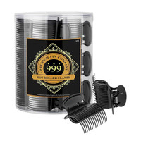 999 Premium Hot Rollers Clamps 24pc - Black