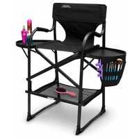 Ivy Professional Make Up Chair + BONUS Makeup Brush Set