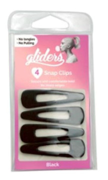 Gliders Snap Clips 4 Pack - Assorted Colours