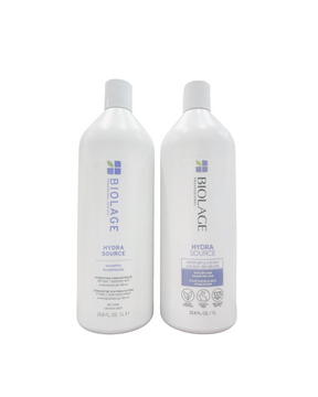 Matrix Biolage Hydrasource Shampoo and Detangling Solution Conditioner Duo Pack - 1L Matrix Biolage Hydrasource Shampoo and Detangling Solution Conditioner Duo Pack - 1L