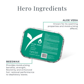 Lycon Aloe Vera Hot Wax 1kg Lycon Aloe Vera Hot Wax 1kg