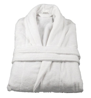 Comfy Adult Unisex Cotton Bath Robe 500gr/m2 Small - White Comfy Adult Unisex Cotton Bath Robe 500gr/m2 Small - White