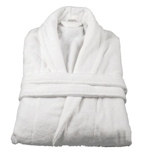 Comfy Adult Unisex Cotton Bath Robe 500gr/m2 Small - White