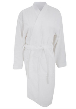 Comfy Adult Unisex Cotton Bath Robe 500gr/m2 Small - White Comfy Adult Unisex Cotton Bath Robe 500gr/m2 Small - White