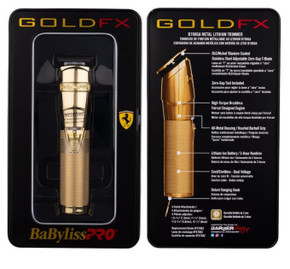 BabylissPRO Gold FX B788GA Metal Lithium Trimmer BabylissPRO Gold FX B788GA Metal Lithium Trimmer