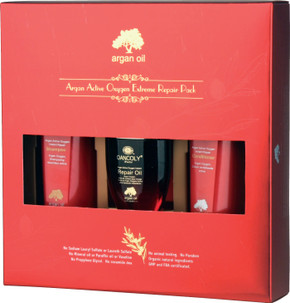 Angel Argan Active Instant Repair Hair Gift Pack With Bonus Thermal Brush