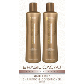 Brasil Cacau Anti Frizz Duo Pack 300ml Brasil Cacau Anti Frizz Duo Pack 300ml