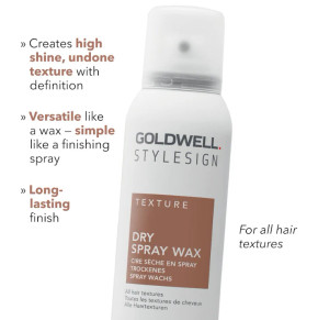 Goldwell StyleSign Creative Texture Dry Spray Wax 150ml Goldwell StyleSign Creative Texture Dry Spray Wax 150ml