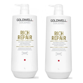 Goldwell Dualsenses Rich Repair Shampoo & Conditioner 1Litre Duo