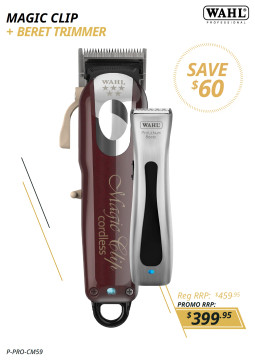 Wahl Magic Clipper & Beret Trimmer Combo Wahl Magic Clipper & Beret Trimmer Combo