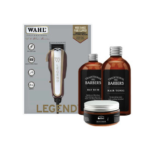 Wahl Corded Legend Clipper + Traditional Barbers Pack