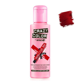 Crazy Colour Semi Permanent Hair Colour 100ml-Vermillion Red #040
