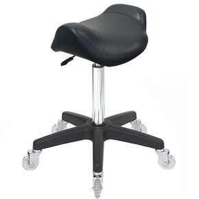 Brumby Stool - Black Base - Clear Wheels Brumby Stool - Black Base - Clear Wheels
