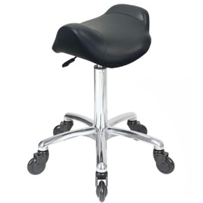 Brumby Stool - Chrome Base - Click n Clean Castor Wheels Brumby Stool - Chrome Base - Click n Clean Castor Wheels