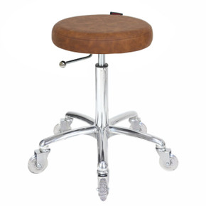 Turbo Tan Salon Stool - Chrome Base Turbo Tan Salon Stool - Chrome Base