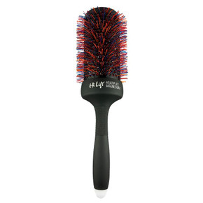Black Hi Lift Multiplex 53mm round styling brush on white background