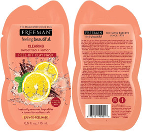 Freeman Clearing Sweet Tea + Lemon Peel-Off Clay Mask 15ml