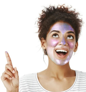 Freeman Luminising Rose Quartz Holographic Peel-Off Mask 10ml