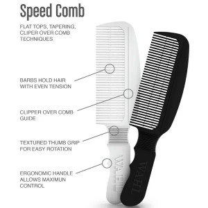 Wahl Barber Speed Comb - Black