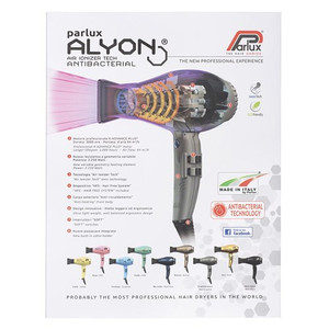Parlux Alyon Air Ionizer Tech Hair Dryer - Matt Graphite