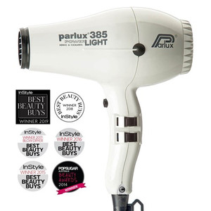 Parlux 385 Power Light Ceramic Ionic Hair Dryer - White