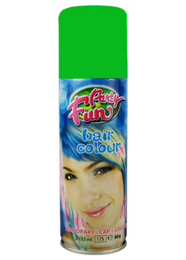Party Fun Temporary Color Hair Spray Green - 125ml
