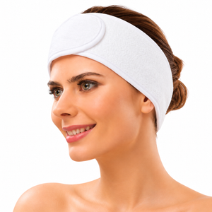 Velcro White Headband