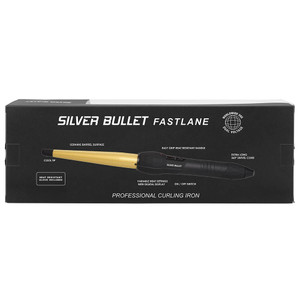 Silver Bullet Fastlane Regular Ceramic Conical Curling Iron in Gold