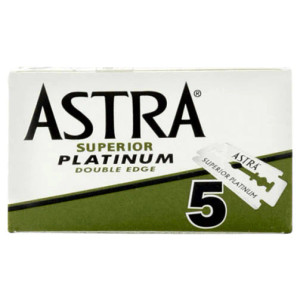 Astra Superior Platinum Double Edge Standard Razor Blades 5Pack