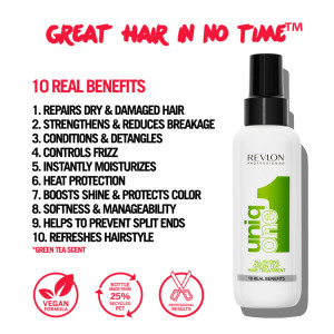 Revlon Professional UniqOne Green Tea Scent Hair Treatment 150ml