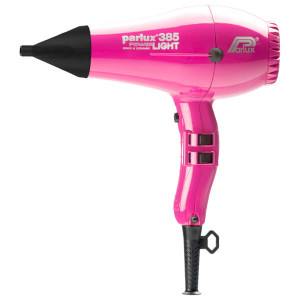 Parlux 385 Power Light Ceramic and Ionic Hair Dryer - Fushia With Bonus Thermal Brush