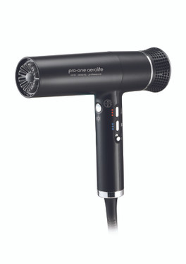Pro-One Aerolite Professional Ceramic & Ionic Hair Dryer - Black