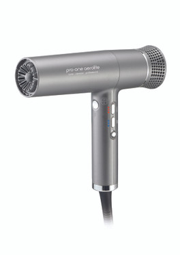 Pro-One Aerolite Professional Ceramic & Ionic Hair Dryer - Titanium