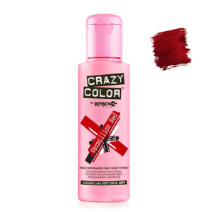 Crazy Colour Semi Permanent Hair Colour #040 Vermillion Red 100ml