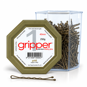 Gripper 40mm Bobby Pins - Gold
