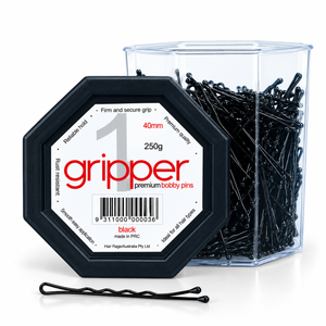 Gripper 40mm Bobby Pins - Black