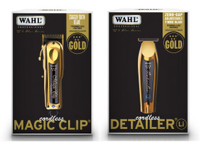 Wahl Cordless Magic Clipper & Detailer Li Trimmer DUO - Gold