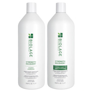 Matrix Biolage Strength Recovery Shampoo & Conditioner Duo Pack 1Litre