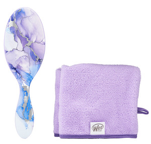 WetBrush Original Detangler + Dry Towel Twist Duo