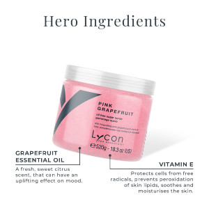Lycon Pink Grapefruit Sugar Scrub 520g
