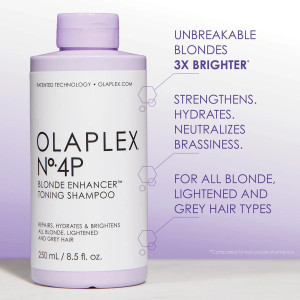 Olaplex Nº.4P Blonde Enhancer Toning Shampoo 250ml