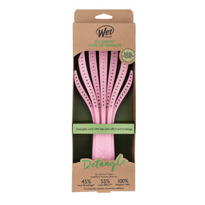 WetBrush Go Green Curl Detangler Pink