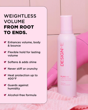 DesignMe Puff.Me Whip It Up Volumizing Mousse 250ml