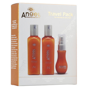 Angel Professional Paris Normal/Dry Hair Travel Pack 3pcs