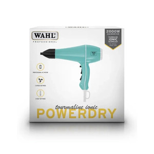 Wahl Power Dry Tourmaline Ionic Hairdryer - Aqua