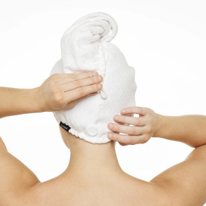 Bondi Boost The Quickie Microfibre Turban - White